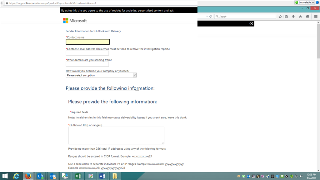 How to Delist IP from Hotmail, Live, Outlook Blacklist