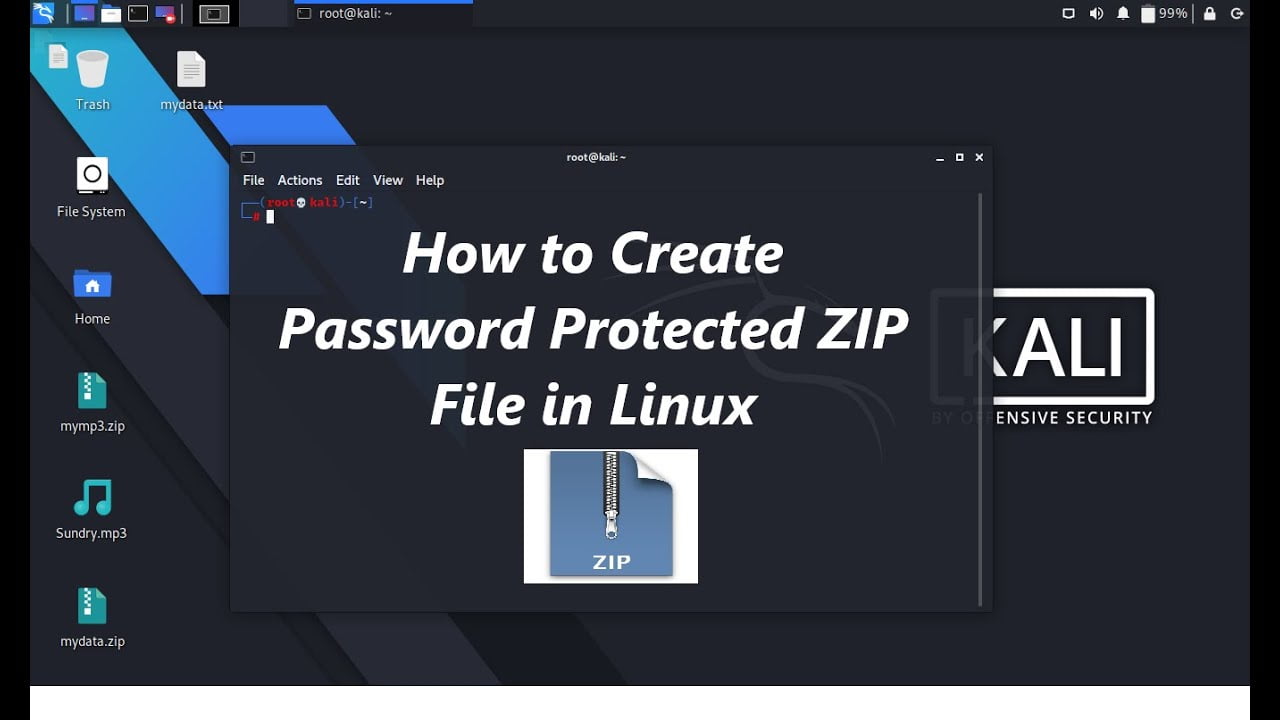 How to Create a Password Protected ZIP File in Linux