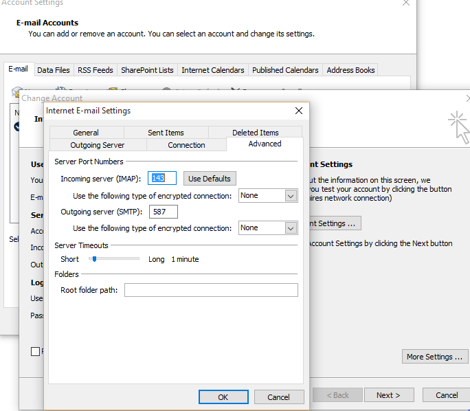 Mail is not received on Windows server with MailEnable