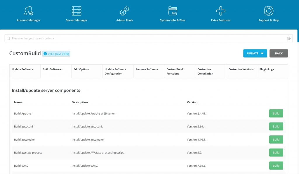 Adding custom modules to apache for custombuild in DirectAdmin