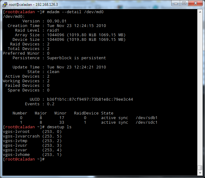 Linux RAID with mdadm Cheat Sheet