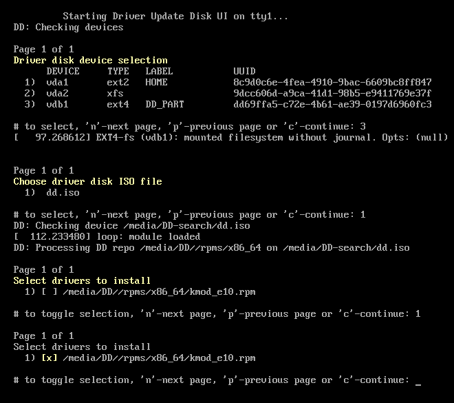 Updating Intel NIC drivers on Linux centos