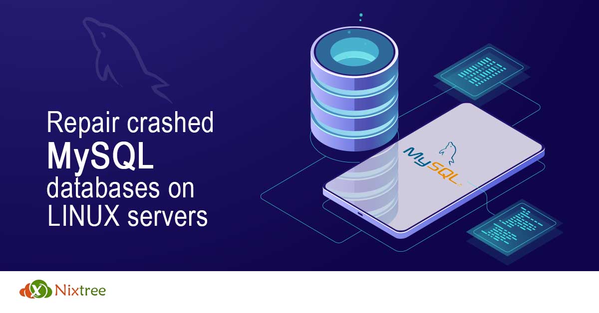 How to repair MySQL databases and tables on LINUX servers